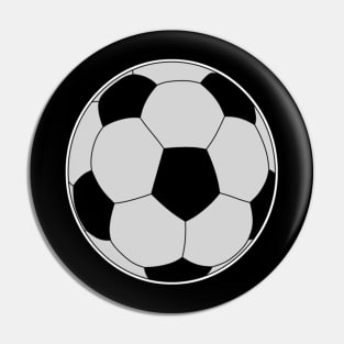 Soccer Ball Sticker Style Design Pin