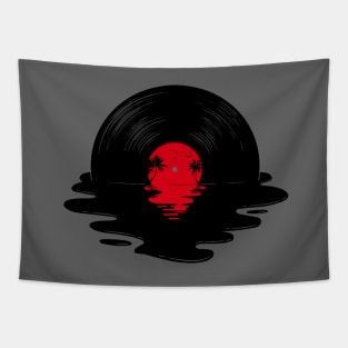 Melting Beach Vinyl Tapestry