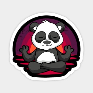 Yoga Panda Magnet