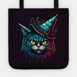 Christmas Angry Cat Tote