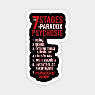 UMBRELLA ACADEMY 2: THE 7 STAGES IN PARADOX PSYCHOSIS (BLACK/GRUNGE) Magnet