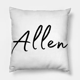 Allen Name Calligraphy Pillow