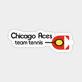 Defunct Chicago Aces WTT Team Tennis 1975 Magnet