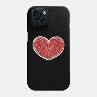 Webbed Heart in Red Phone Case