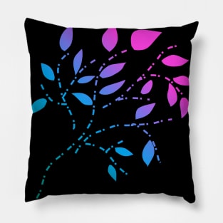 Fantasy flower vector Pillow