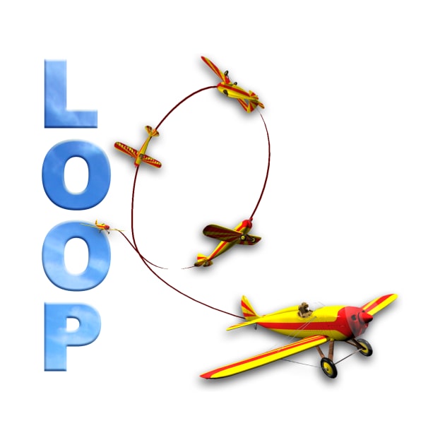 Aerobatic Flying Loop by SeattleDesignCompany