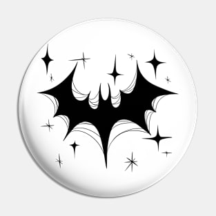 Atomic Bat Goth (Black design) Pin