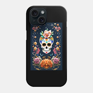 Sugar Skull Art - Celebrate Life Phone Case