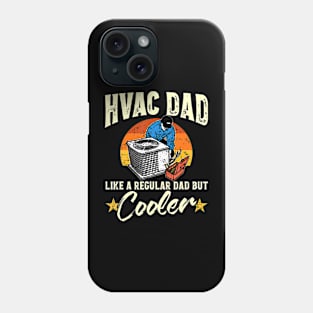 Hvac Dad But Cooler Mens Hvac Technician Father Phone Case