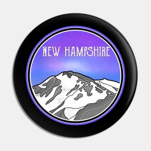 Mountains New Hampshire Pin