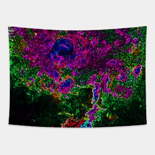 Black Panther Art - Glowing Edges 60 Tapestry