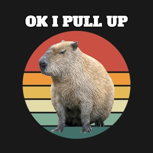 Ok I Pull Up Capybara T-Shirt