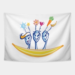 ET series - take a trip on a banana Tapestry