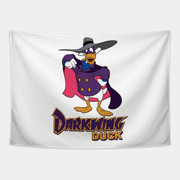 Darkwing Duck Tapestry by BigOrangeShirtShop