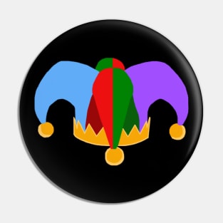 Colorful Novelty Court Jester Hat Pin