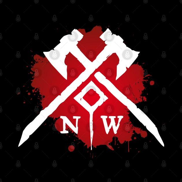 New World - blood and white design by Rackham