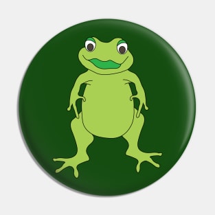 Standing Frog Pin