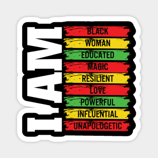 Powerful Black Woman, Black History, Black Women Magnet