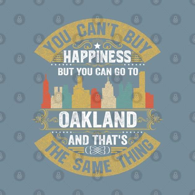 Discover Oakland City California State USA Flag Native American - Oakland City - T-Shirt