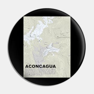 Summit Solitude: Aconcagua Elevation Map Pin