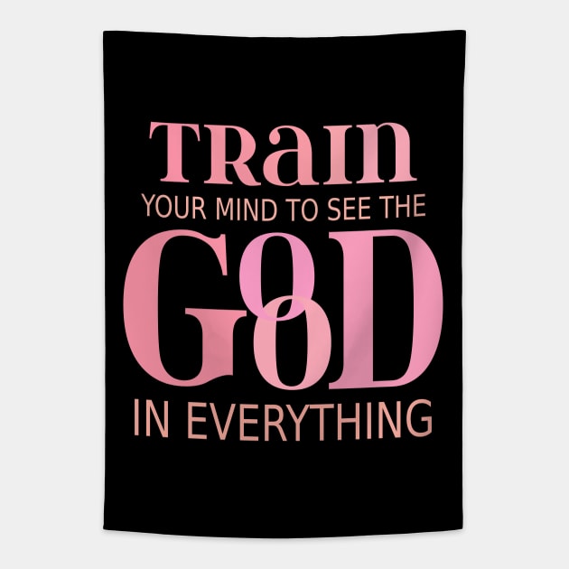 Train your mind to see the good in everything, Opportunities Tapestry by FlyingWhale369