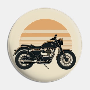 A classic motorcycle Pin