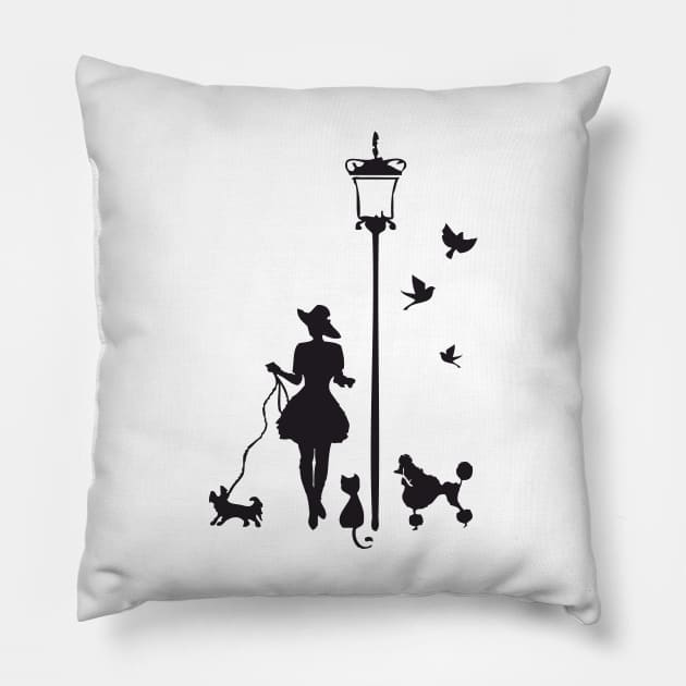 Animal lover Pillow by ilhnklv