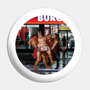 Burger Love Pin