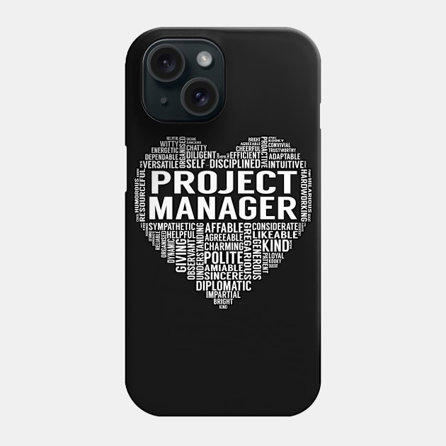 Project Manager Heart Phone Case by LotusTee