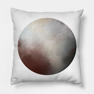 Pluto planet sticker Pillow