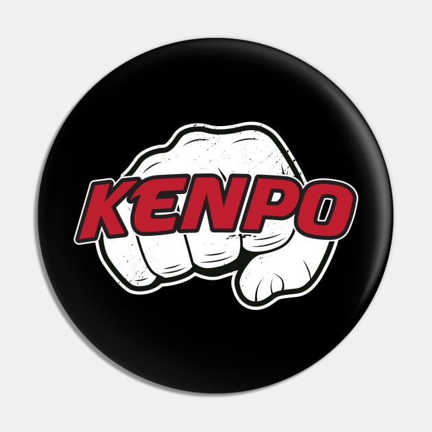 Kenpo Fist Pin by MasterKlaw