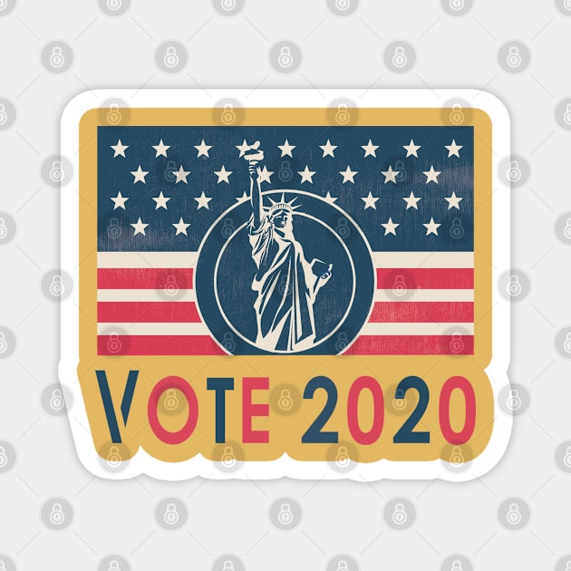 Vote 2020 Voting retro t shirt Magnet by qrotero