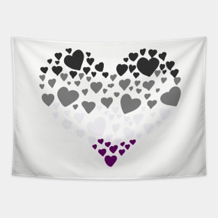 Asexual heart Tapestry