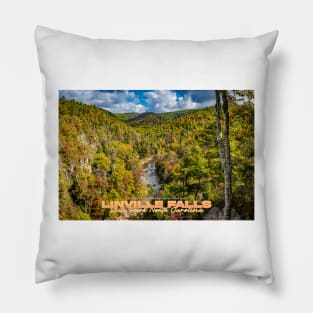 Linville Falls State Park North Carolina Pillow