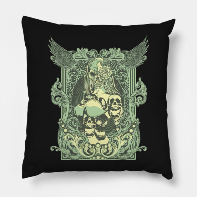 Orc Skull Pillow by gblackid