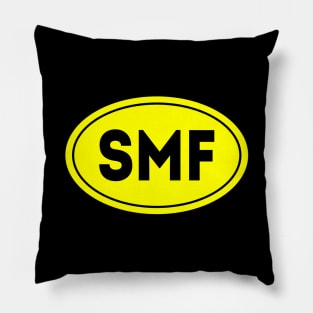 SMF Airport Code Sacramento International Airport USA Pillow