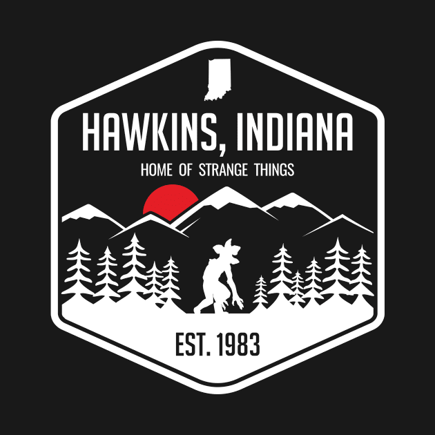 Visit Hawkins, Indiana by NobleTeeShop