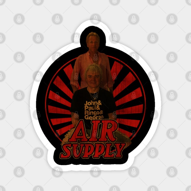 Retro Vintage 80s Air Supply Magnet by Electric Tone