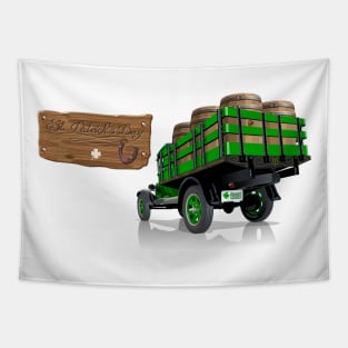 Saint Patrick greetings card Tapestry