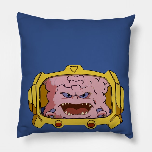 KRANG Pillow by LocalZonly