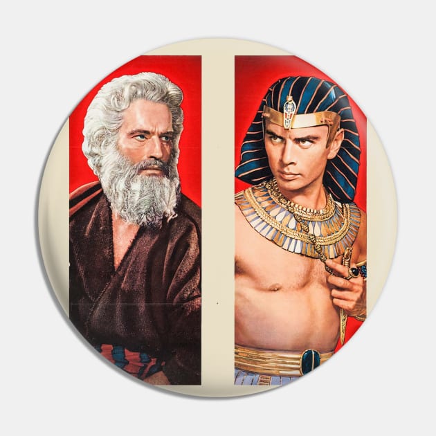 The Ten Commandments Poster Pin by MovieFunTime