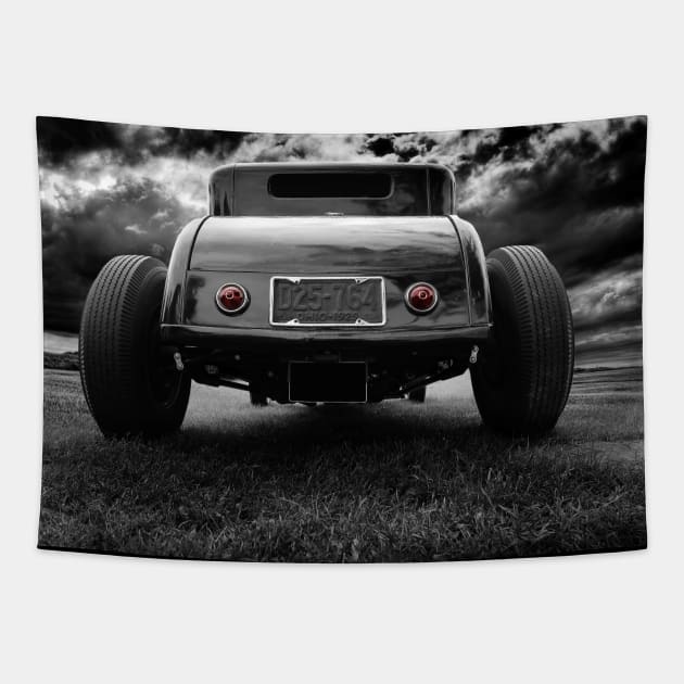 1929 Ford Model A, Hot Rod Tapestry by hottehue