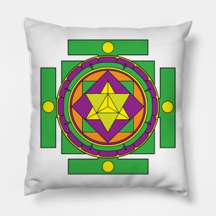 Merkaba Mandala Pillow