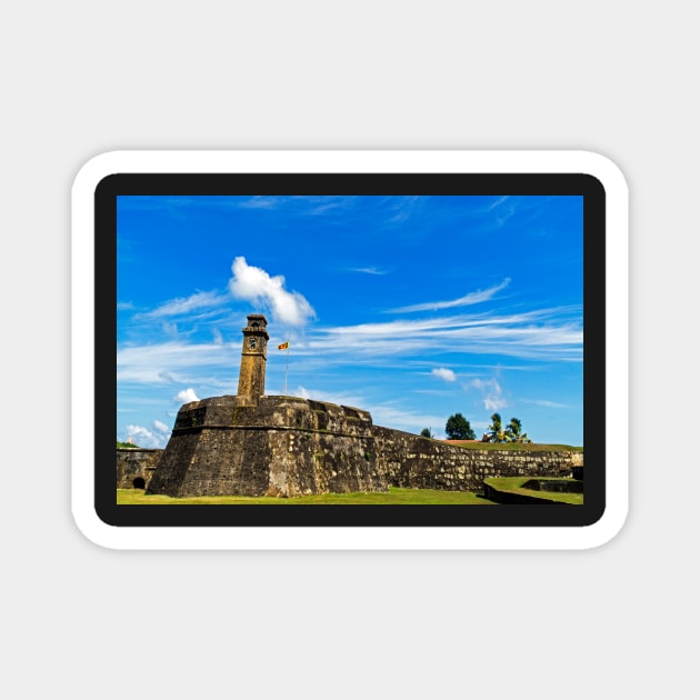 Galle Clock Tower & Fort. Magnet by bulljup