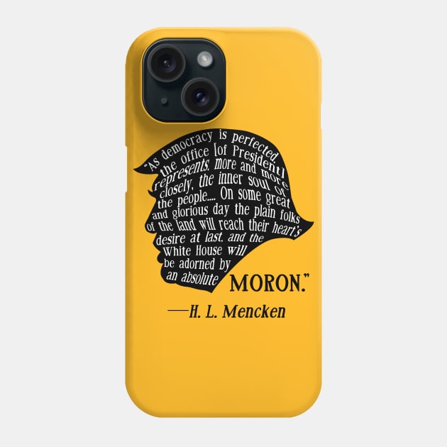 The Eerie Prescience of the Sage of Baltimore Phone Case by kruk