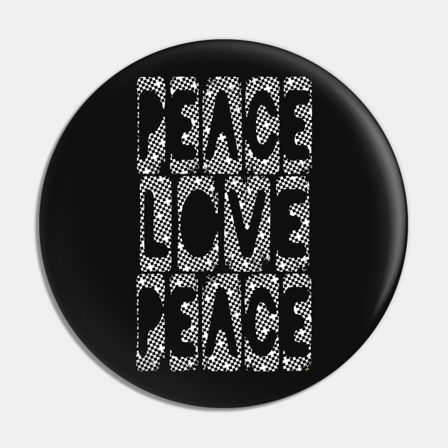 World Peace & Love Pin by PlanetMonkey