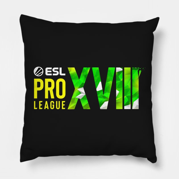 ESL Pro League Season 18 Pillow by uppermosteN