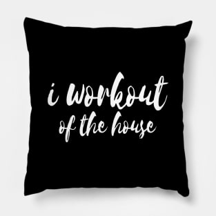 Working Out From Home Funny Workout At Home Pillow