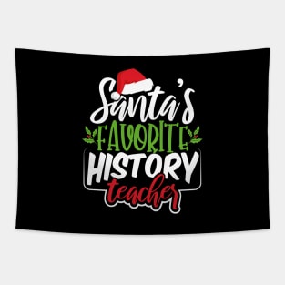 Santa's Favorite History Teacher Tapestry