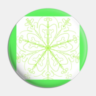 delicate green mandala Pin